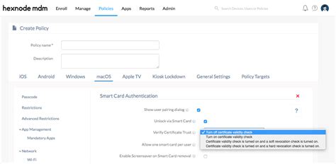 configure macos for smart card-only authentication|Mac login .